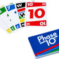 Mellow Monkey Phase 10 card game with a deck of colourful numbered and wild cards for family game night