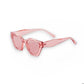 Mellow Monkey Pretty In Paradise pink cat-eye sunglasses with UV protected lenses.