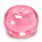 Mellow Monkey pink translucent SlowFlow squishy apple fidget toy for stress relief and sensory play.