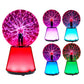 Mellow Monkey 6-inch plasma ball lamp with touch-sensitive purple lightning and color-changing RGB base