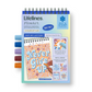 Mellow Monkey Pocket Positivity Dot by Letter mini art pad with colorful markers for meditative dotting activities.