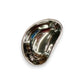 Mellow Monkey polished nickel alloy condiment bowls in four unique organic shapes for serving dips and sauces.