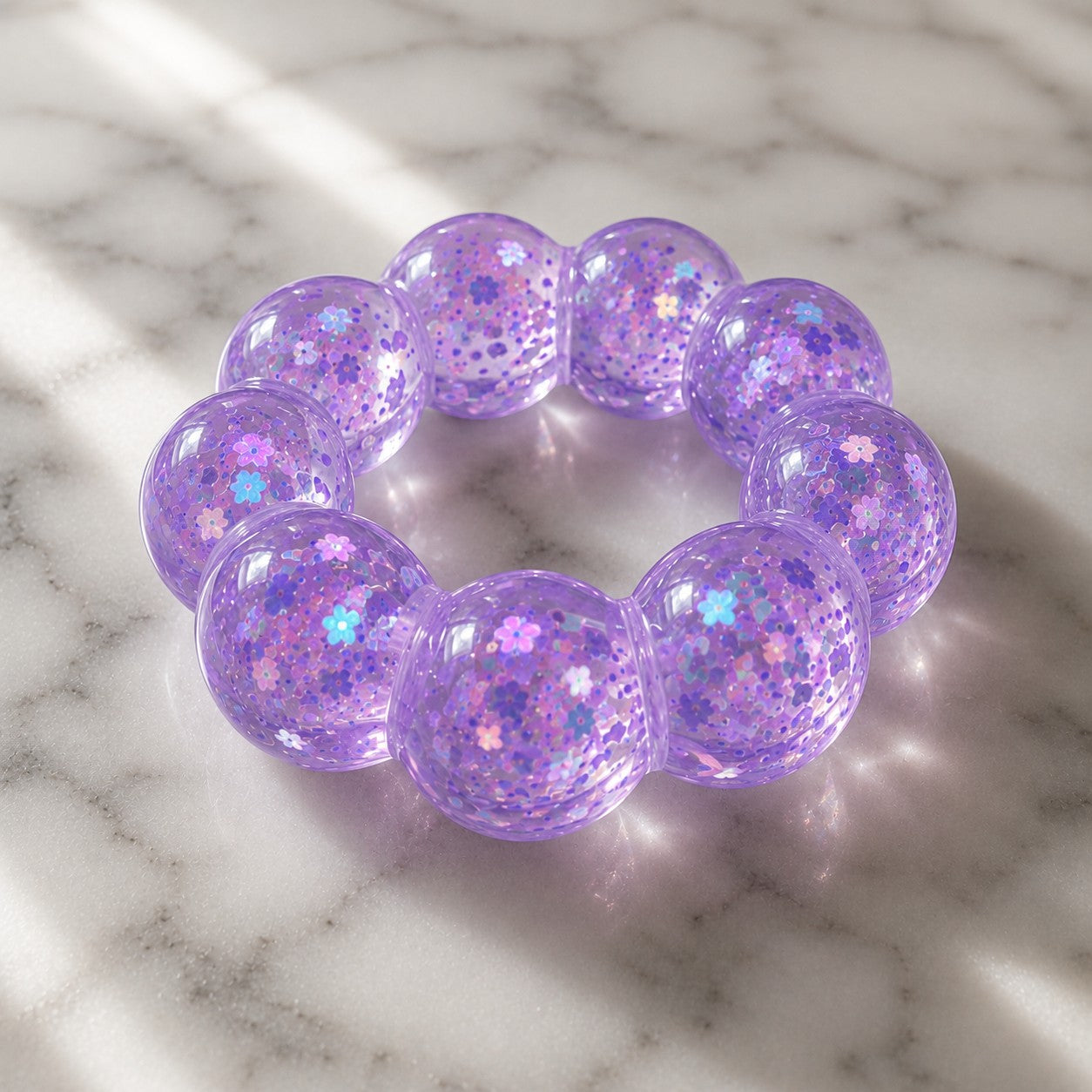 purplehaze パープルヘイズ ダブルサバトブレスレット Purple Haze - Feelzies™ Original Squishy Bracelet – Mellow Monkey