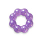 Mellow Monkey Purple Haze Feelzies sensory bracelet with glittery, squishy, donut-shaped design for stress relief.