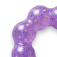 Mellow Monkey Purple Haze Feelzies sensory bracelet with glittery purple squishy texture on a marble surface