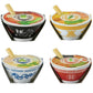 Mellow Monkey Ramen Garden plant growing kits in four ceramic bowls with seeds for bok choy, garlic, mitsuba, scallions