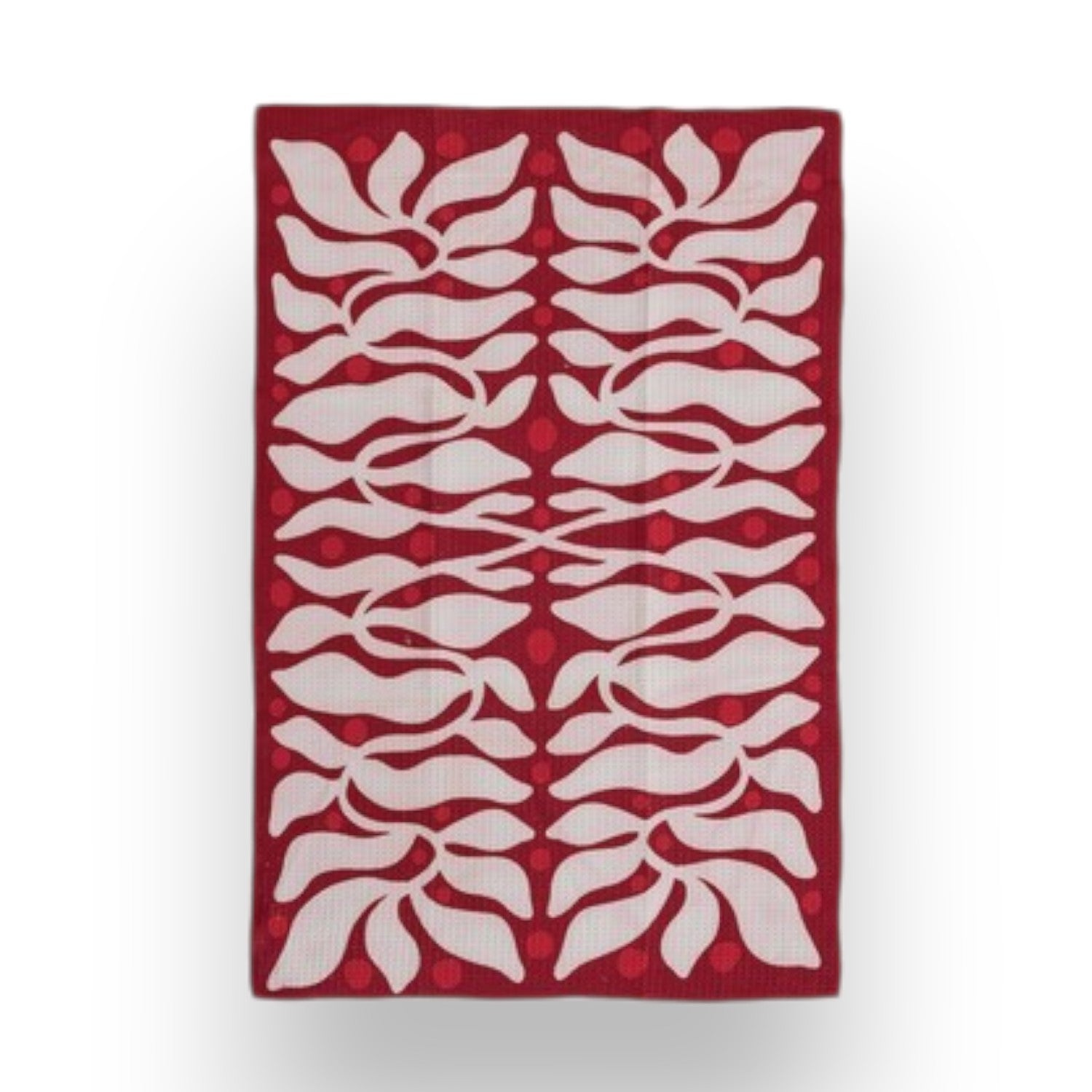 Mellow Monkey recycled microfibre tea towels featuring 12 festive holiday patterns in red, green, and neutral tones.