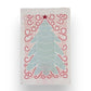 Mellow Monkey recycled microfibre tea towels featuring 12 festive holiday patterns in red, green, and neutral tones.