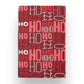 Mellow Monkey recycled microfibre tea towels featuring 12 festive holiday patterns in red, green, and white designs.