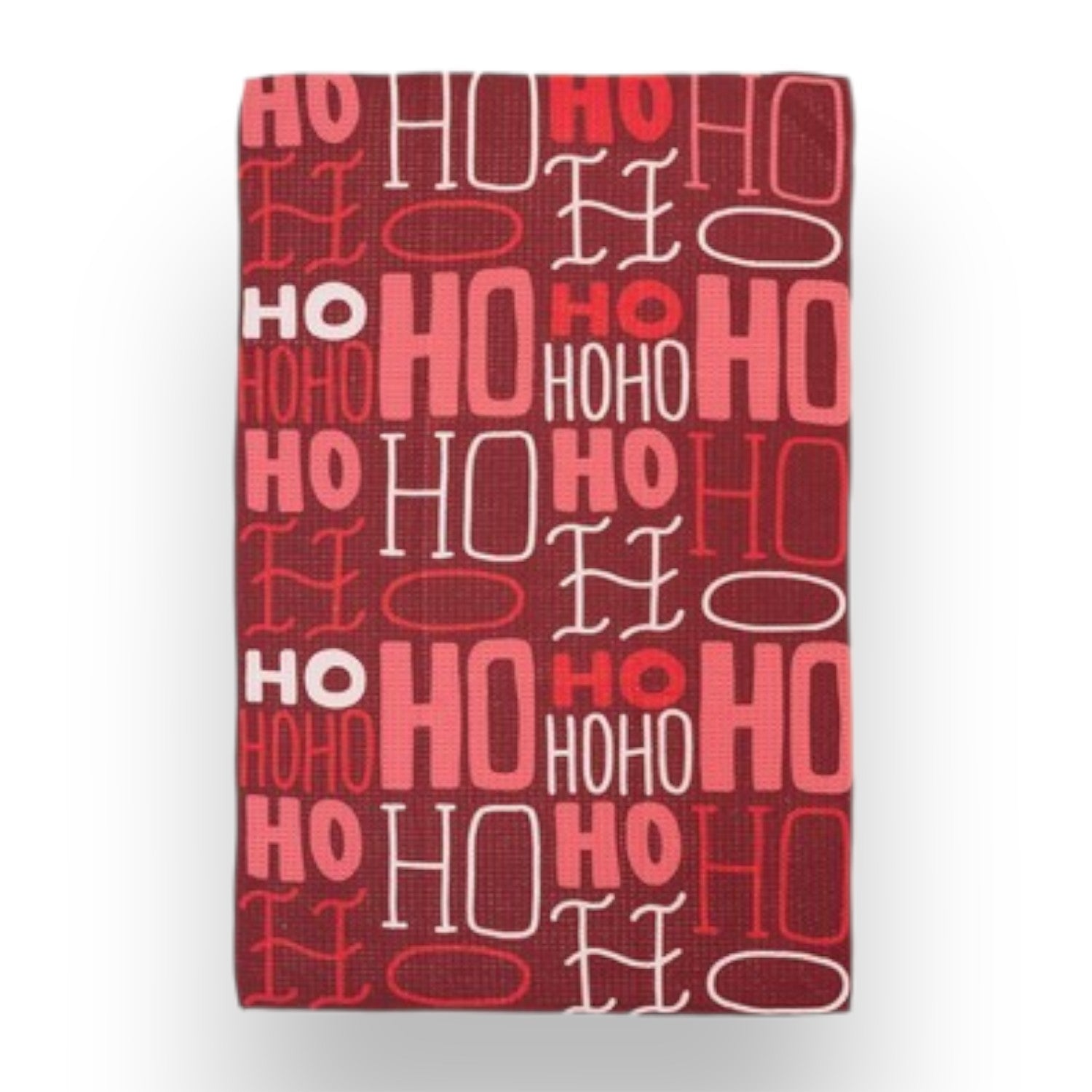 Mellow Monkey recycled microfibre tea towels featuring 12 festive holiday patterns in red, green, and white designs.