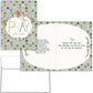 Mellow Monkey boxed religious encouragement card featuring a floral Pray Let It Go design with KJV scripture inside.