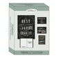 Mellow Monkey boxed set of 12 Christian graduation greeting cards with KJV scripture and four colorful designs.