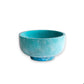 Mellow Monkey RESIN Rio large oval bowl in turquoise and blue with a unique swirled pattern and pedestal base.