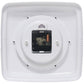 Mellow Monkey retro lilac square wall clock mechanism on white backing