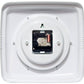 Mellow Monkey retro square green wall clock, 9.25-in. Back view showing quartz movement mechanism.