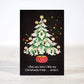Mellow Monkey risqué Christmas card featuring a decorated tree and the text I like you how I like my Christmas tree