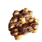 Mellow Monkey salted chocolate caramel popcorn drizzled with artisanal Guittard chocolate and sea salt flakes