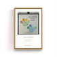 Mellow Monkey Sharon Nowlan suncatcher featuring a rainbow pebble paw print design and the text Paw Prints On My Heart