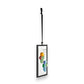 Mellow Monkey Sharon Nowlan suncatcher featuring rainbow pebble art paw prints and the sentiment Paw Prints On My Heart