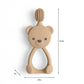 Mellow Monkey Bitzy 360-degree silicone bear-shaped training toothbrush with soft bristles and easy-grip handle