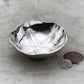 Mellow Monkey OCEAN Sand Dollar Small Bowl in silver aluminum, 5-inch, with intricate sand dollar design.