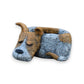 Mellow Monkey Luna Sleeping Dog Blobhouse Planter, a whimsical poly-resin pot shaped like a resting dog, perfect for succulents.