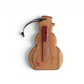 Mellow Monkey snowman-shaped wooden mini serve board with a small red-handled spreader and merry and bright engraving.