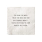 Mellow Monkey white Sugarboo cocktail napkin with humorous friendship quote printed in black text