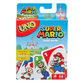 Mellow Monkey Super Mario UNO card game box featuring Mario, Luigi, and Toad with a special Super Star rule card.