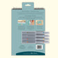 Mellow Monkey Sweater Weather Dot By Letter art kit with instructional back cover and four markers in a storage tray.