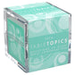Mellow Monkey TABLETOPICS Teen conversation starter cards in a clear acrylic cube with teal packaging