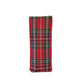 Mellow Monkey red tartan plaid triangular weighted eyeglass holder made of durable polyester