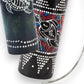 Mellow Monkey Thunder Drum musical instrument with Aboriginal-style turtle art, 8" tall.