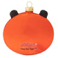 Mellow Monkey Kellogg's Tony the Tiger glass Christmas ornament with orange finish and black ears