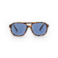 Mellow Monkey Be Cool Optimum Optical Sunglasses with tortoise shell frames and blue UV-protected lenses.