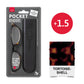 Mellow Monkey Pocket Readers in tortoiseshell with a compact carrying case and microfiber cloth for reading