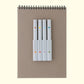 Mellow Monkey Woodland Whimsy Trace by Line art pad with four double-sided markers in a detachable storage tray.