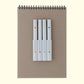 Mellow Monkey Woodland Whimsy Trace by Line art pad with four double-sided markers in a detachable storage tray.