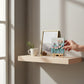 Mellow Monkey Tulip Dream 3D textured canvas painting kit displayed on a mini easel on a wooden shelf.