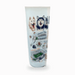 Mellow Monkey Catstudio UConn 2-ounce shot glass featuring illustrated husky mascots and campus landmarks.