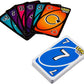 Mellow Monkey UNO Flip card game featuring a deck of double-sided cards with light and dark play modes.