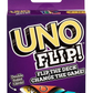Mellow Monkey UNO Flip card game box featuring double-sided cards with light and dark sides for 2-10 players