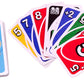 Mellow Monkey UNO Teams card game with a deck and a hand of colorful number and action cards for team play