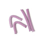 Mellow Monkey lavender velvet hair rollers for heatless waves and curls. Flexible core for overnight styling.