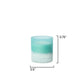 Mellow Monkey Volcano Artisan Luce d'Almafi 8-oz tumbler candle in a turquoise jar with sea glass finish and white wax.