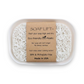 Mellow Monkey white waterfall soap dish with a Soap Lift bioplastic draining pad for bar soap