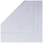 Mellow Monkey white cotton flour sack kitchen towel corner detail with a convenient hanging loop