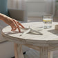 Mellow Monkey bleached white finger starfish, 10-12 inches, natural coastal decor accent.