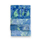 Mellow Monkey Wild Maine Blueberry vegan handmade bar soap, swirled blue and green, 4-oz