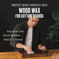 Mellow Monkey Wood Wax for Cutting Boards, handcrafted with beeswax, coconut oil, and vitamin E. Food-contact safe.